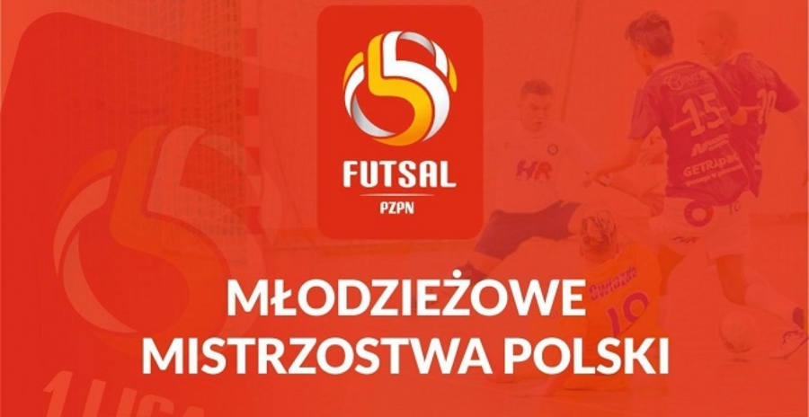 Plakat Młodzieżowych Mistrzostw Polski w futsalu